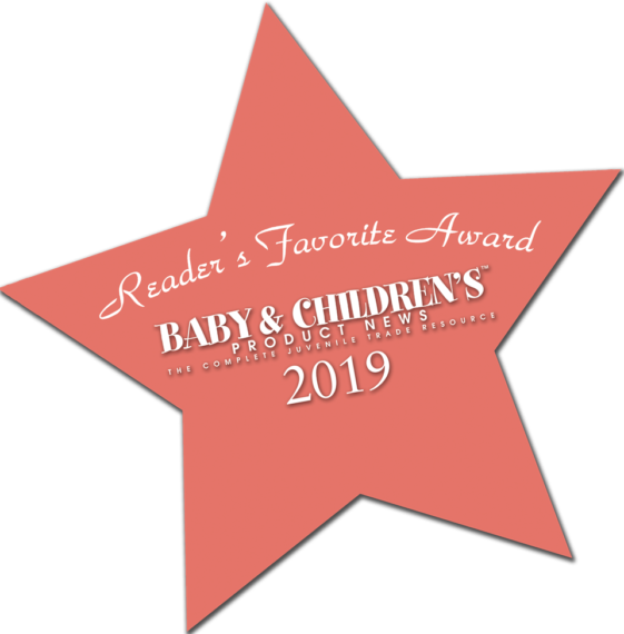 2019 Reader’s Favorites in Baby & Children’s Product News Winner badge